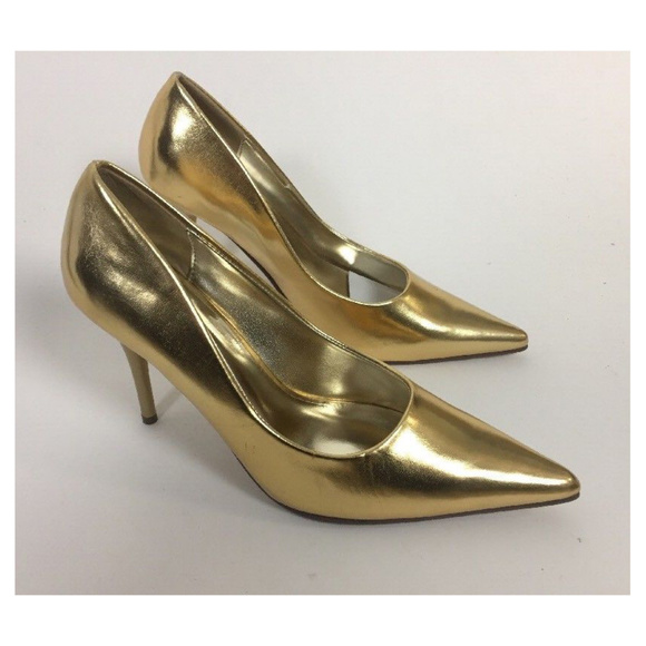 Pump heels metalic Gold size 7 - Picture 8 of 8
